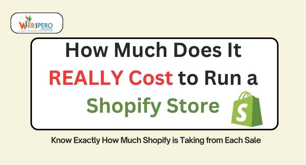Cost to run shopify store