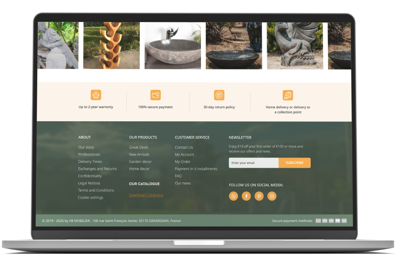 Footer_ Trust Signals and Navigation
