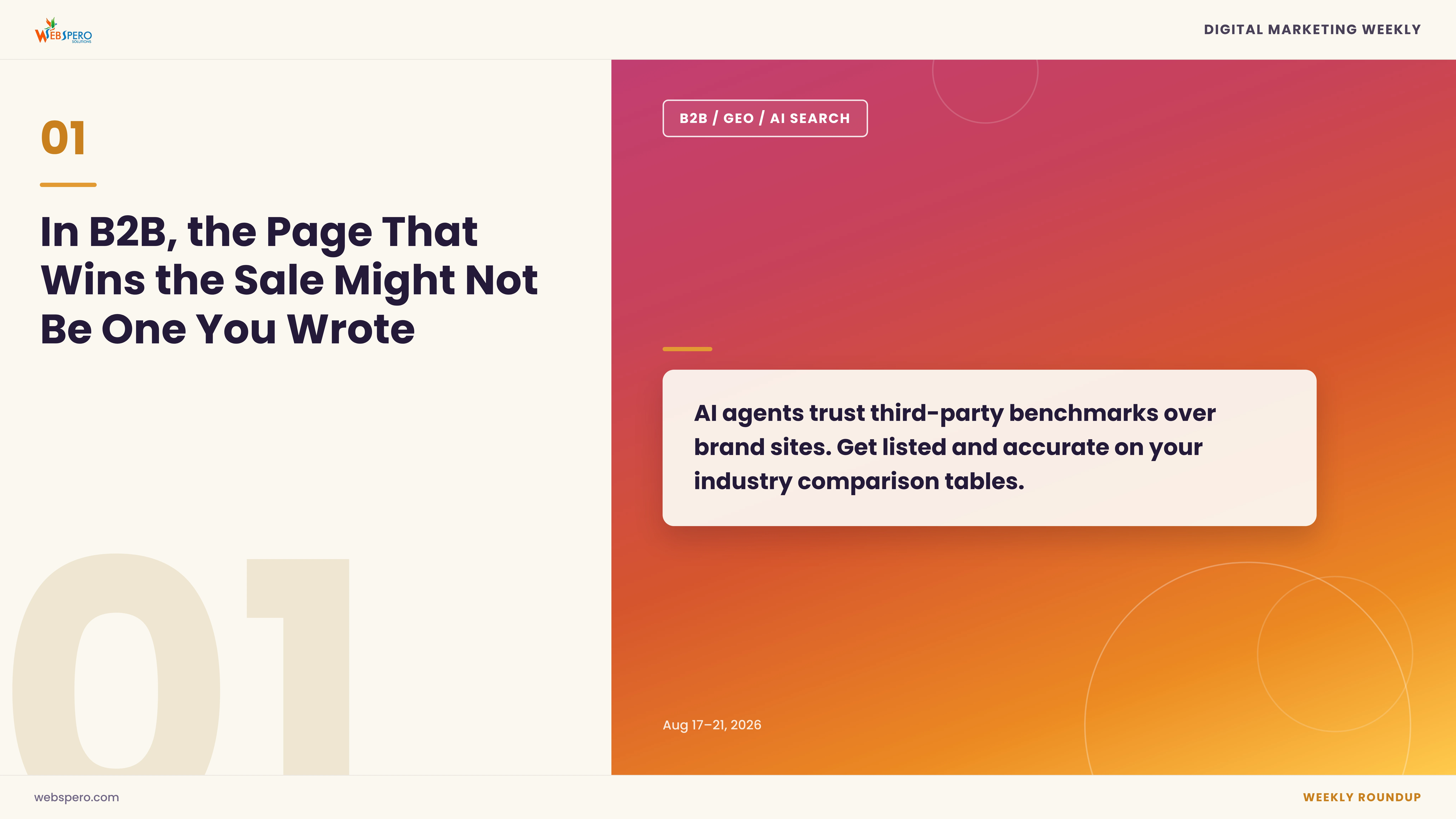 In B2B, the Page That Wins the Sale Might Not Be One You Wrote